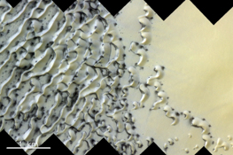 Bild der Marsoberfläche von Weltraum-Kamera CaSSIS