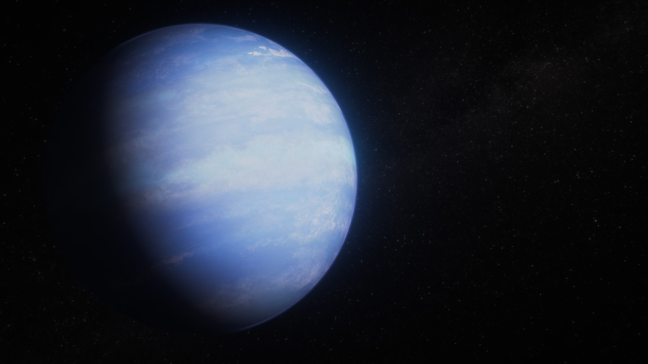 Warm Gas-Giant Exoplanet WASP 107 2. © NASA,ESA,CSA,Ralf Crawford (STScI)